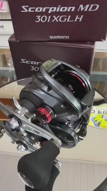 Nova Carretilha Shimano Scorpion Md 300xglh Lançamento 2025 - Frete Grátis