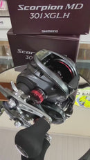 Nova Carretilha Shimano Scorpion Md 300xglh Lançamento 2025 - Frete Grátis