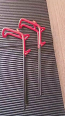 Suporte de Vara 8mm Emborrachado 3 Posições de Alta Resistência - Pronta Entrega