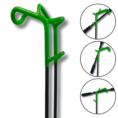Suporte de Vara 8mm Emborrachado 3 Posições de Alta Resistência - Pronta Entrega