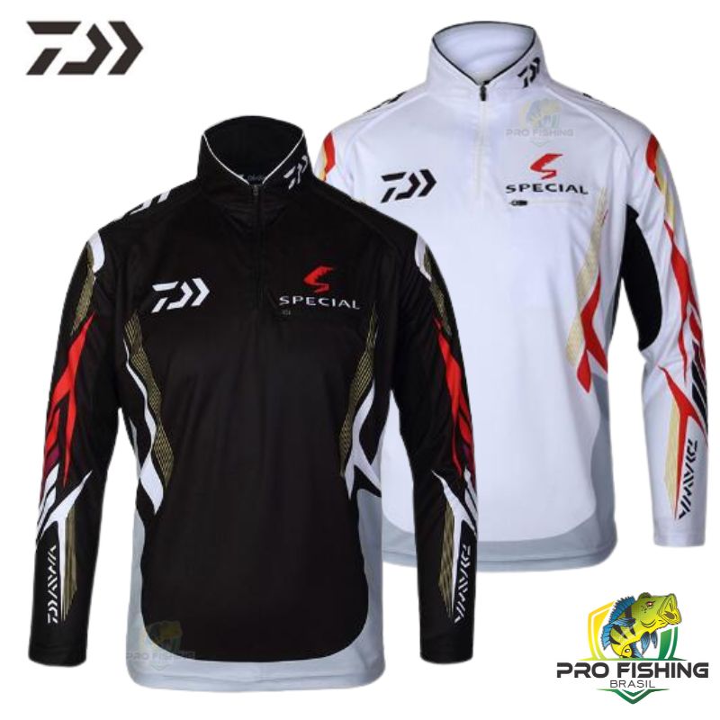 Camisa de Pesca Daiwa - Manga Longa com Proteção UV 50+