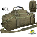 Bolsa Tática Militar Expedition 3 em 1 – Bolsa, Mala ou Mochila - 80 Litros - Frete Grátis