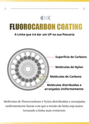 Linha de Fluorcarbon POWER LINE FTK Premium - 500 mts- Frete Grátis