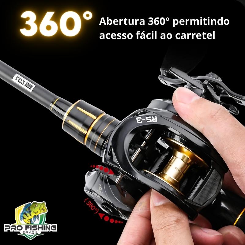 Nova Carretilha SPIDER RS-3 - 11 Rolamentos - Freio de 8.5kg - Recolhimento 7.3:1