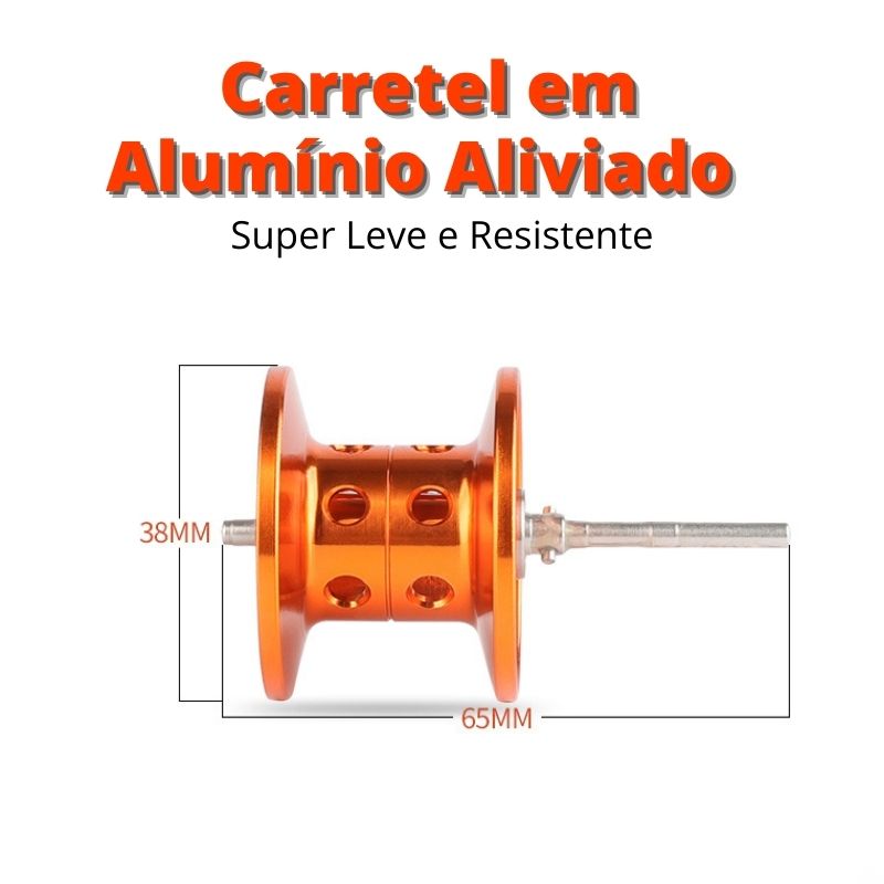 Nova Carretilha ALLINGS AS-200 com 18 Rolamentos - Lançamento 2023 - Promoção Frete Grátis