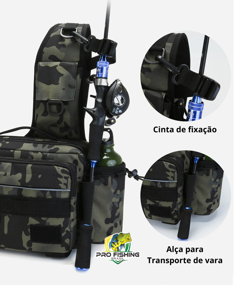 Bolsa de Pesca Premium - Fishing Bag Outdoor - Pochete