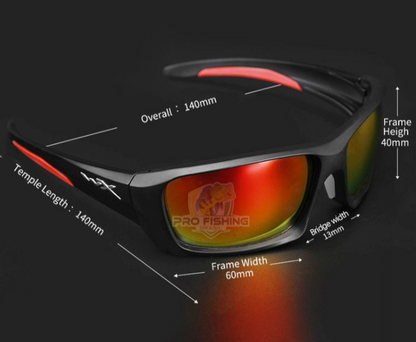 Novo Óculos de Sol Polarizado WX Wiley-X HD 2022 com Proteção Solar UV+400