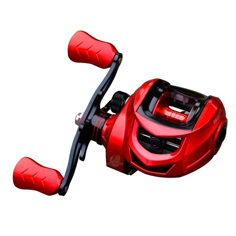 Nova Carretilha RED MAX PROBEROS - Super MAX DRAG de 10 KG - Velocidade de Recolhimento de 7.2:1