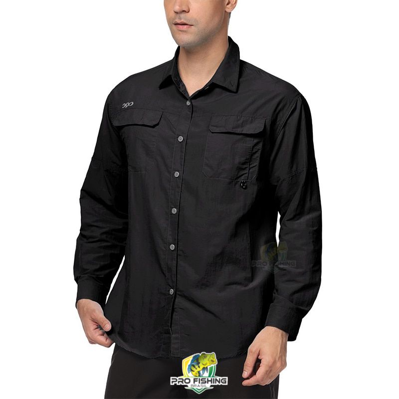 Nova Camisa de Pesca Importada PREMIUM com Proteção Solar UV+50 - Frete Grátis para todo Brasil