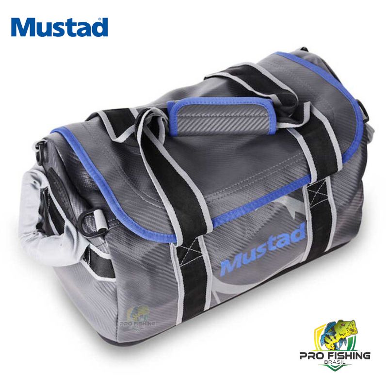 Bolsa de Pesca Impermeável MUSTAD Importada - Frete Grátis