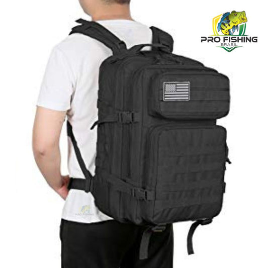 Mochila Tática Militar de 45 Litros - MEGA Resistente - Frete Grátis