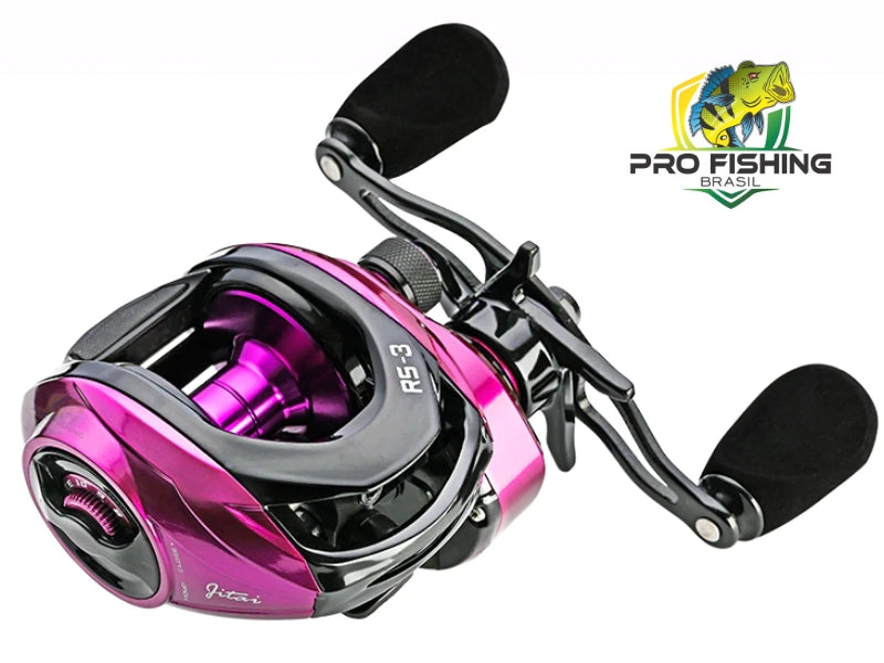 Nova Carretilha SPIDER RS-3 - 11 Rolamentos - Freio de 8.5kg - Recolhimento 7.3:1