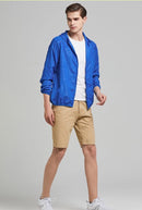 Jaqueta Corta Vento Impermeável Super Slim - Capa de Chuva - Unissex - Frete Grátis