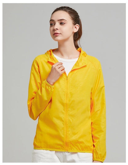 Jaqueta Corta Vento Impermeável Super Slim - Capa de Chuva - Unissex - Frete Grátis