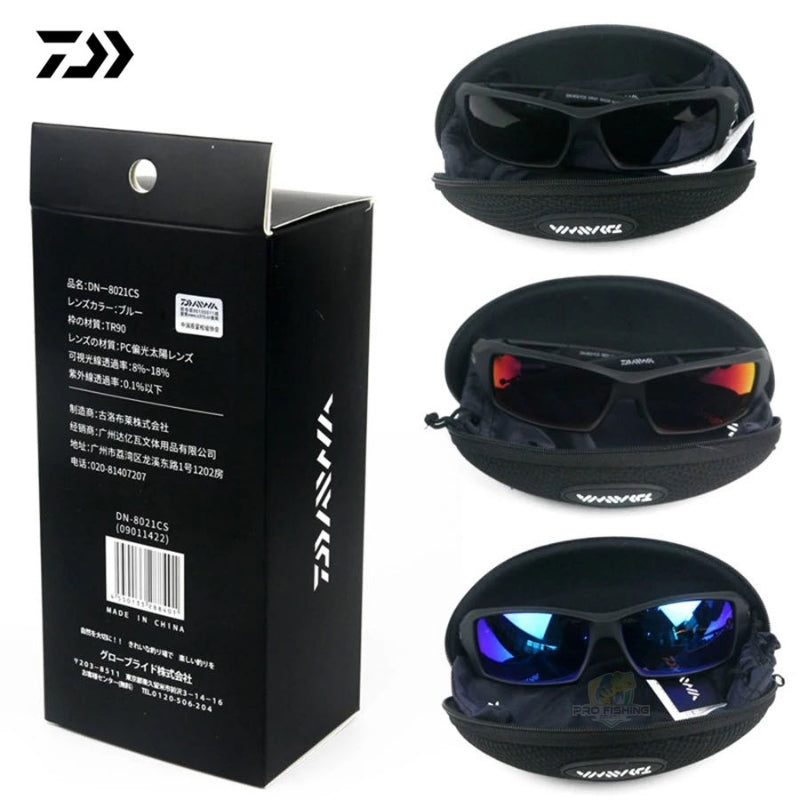 Novo Óculos Polarizado DAIWA DN-8021CS – Com Proteção Solar UV+400 - 100% Anti Reflexo - Lançamento 2023