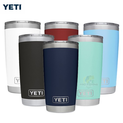 Copo Térmico YETI Rambler 20oz (590ml) Tampa MagSLider - Diversas Cores - 100% Original