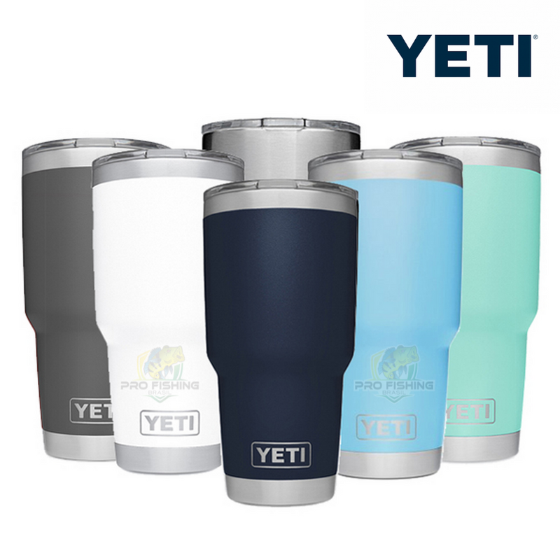 Copo Térmico YETI Rambler 30oz  (890ml) - Diversas Cores - Frete Grátis