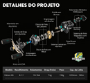 Carretilha Falcon SeaKnight  11 Rolamentos - Frete Grátis p/ todo Brasil