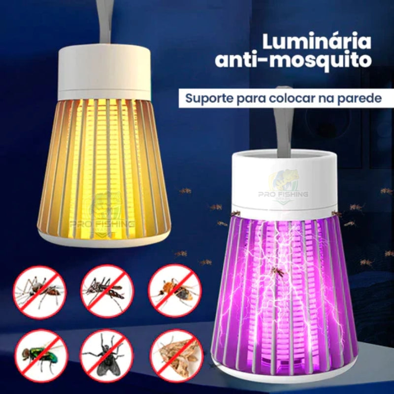 Armadilha Elétrica Portátil Mata Mosquito e Insetos Ultravioleta - Frete Grátis para Todo Brasil