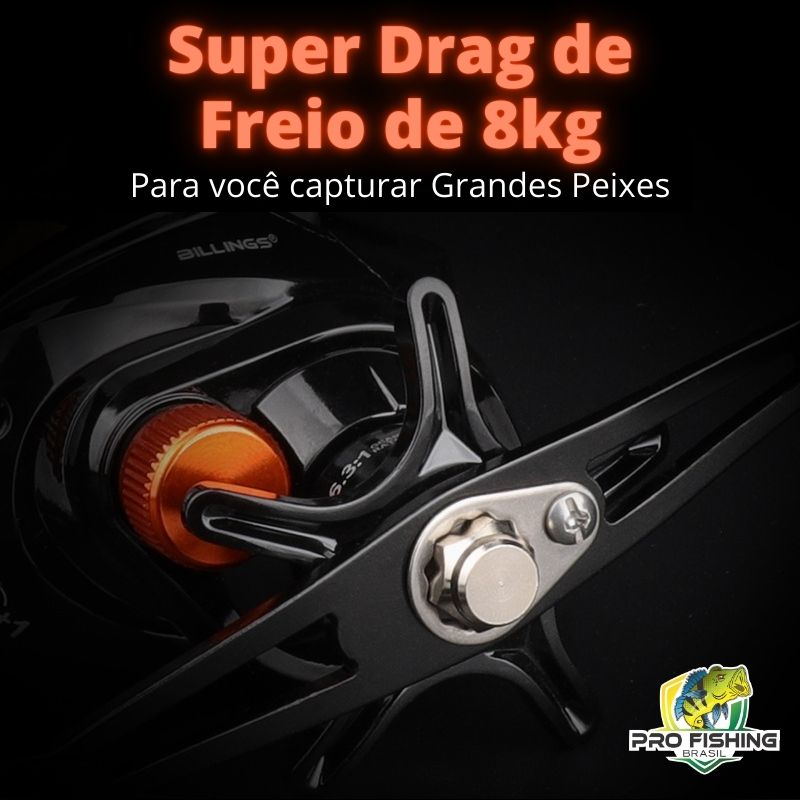Nova Carretilha ALLINGS AS-200 com 18 Rolamentos - Lançamento 2023 - Promoção Frete Grátis