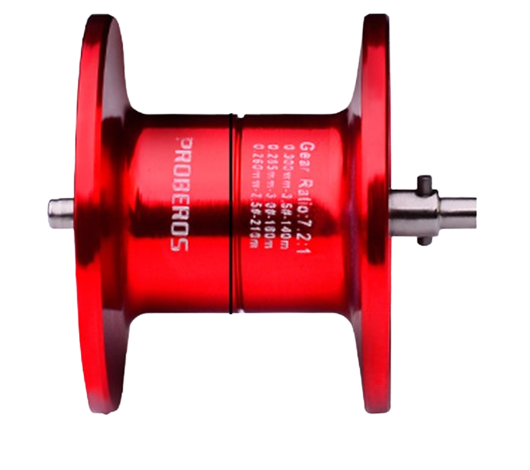 Nova Carretilha RED MAX PROBEROS - Super MAX DRAG de 10 KG - Velocidade de Recolhimento de 7.2:1