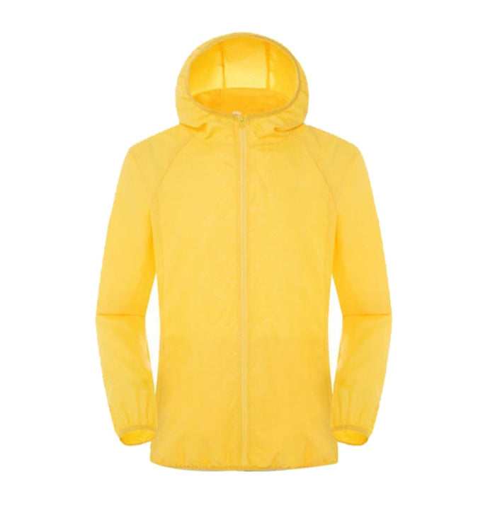 Jaqueta Corta Vento Impermeável Super Slim - Capa de Chuva - Unissex - Frete Grátis