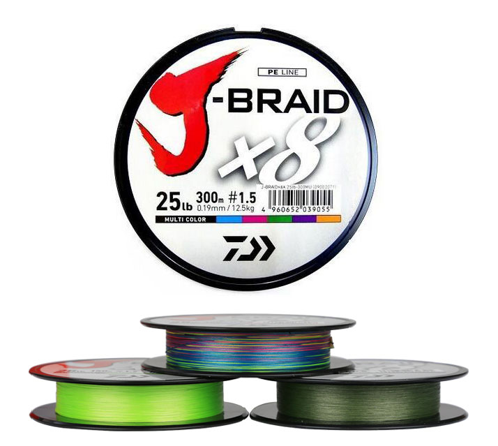 Linha Daiwa J-Braid Premium - Multifilamento - 300m - Frete Grátis