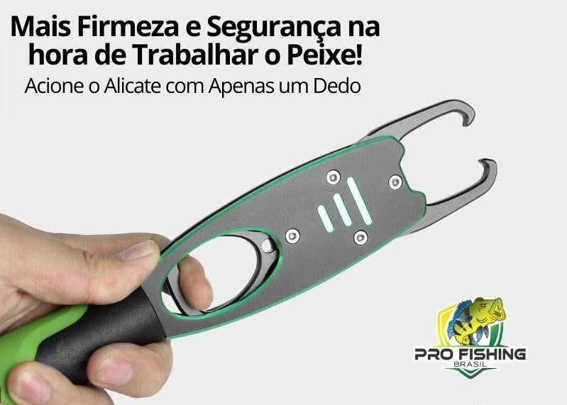 Alicate de Conteção - Alicate Pega Peixe Fishing Grip Premium - Frete Grátis p/ Todo Brasil