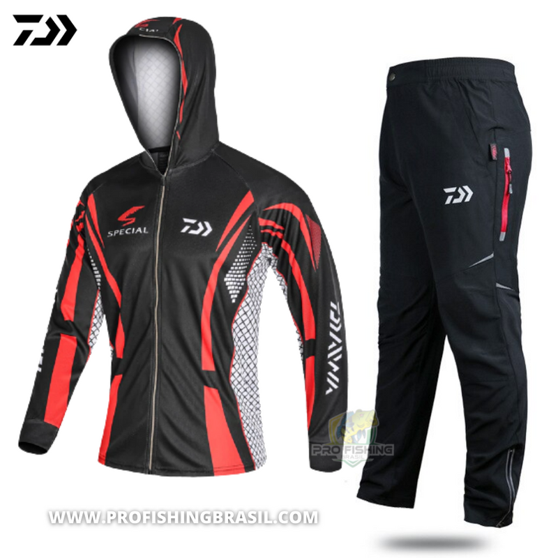 Conjunto Daiwa - Lançamento 2022 - Camisa mais Calça- Aproveite o Frete Grátis