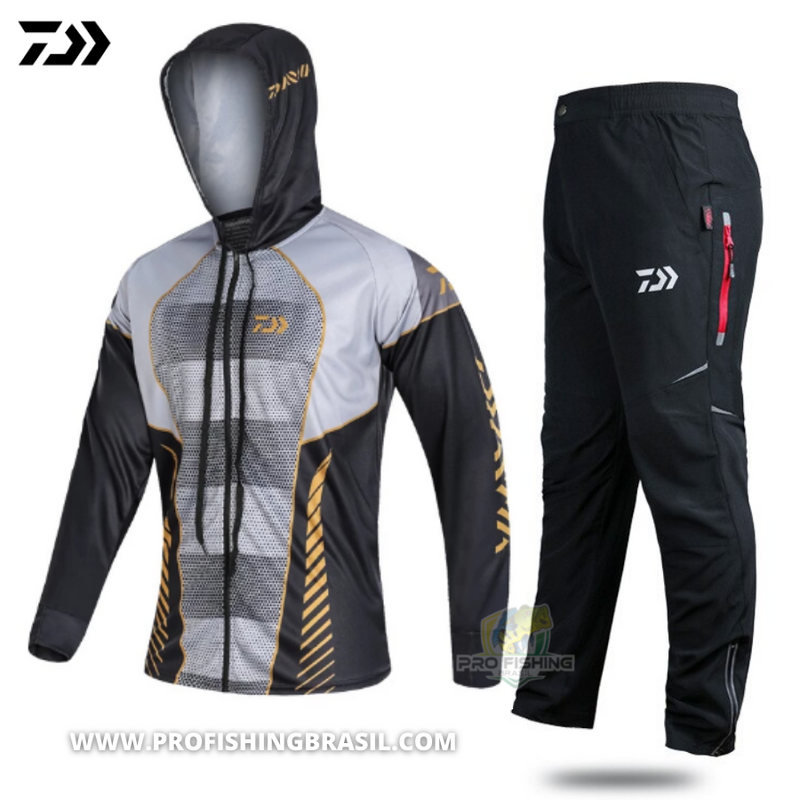 Conjunto Daiwa - Lançamento 2022 - Camisa mais Calça- Aproveite o Frete Grátis