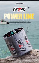 Linha de Fluorcarbon POWER LINE FTK Premium - 500 mts- Frete Grátis
