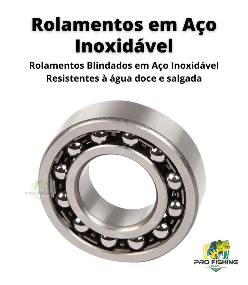 Novo Molinete de Pesca MX 1000-7000 com 11 Rolamentos e até 14kg de DRAG