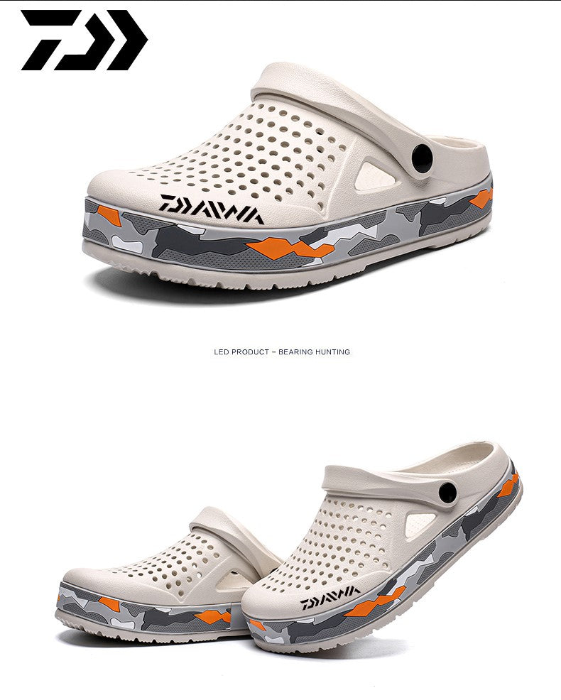 Nova Sandália Crocs DAIWA - Impermeável - Antiderrapante - SUPER CONFORTÁVEL