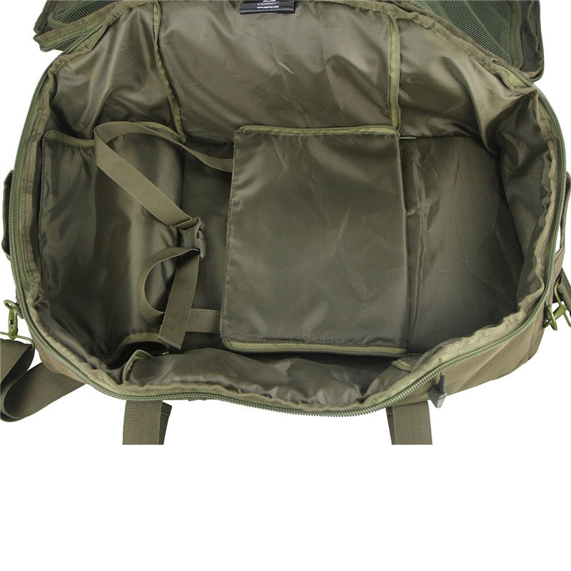 Bolsa Tática Militar Expedition 3 em 1 – Bolsa, Mala ou Mochila - 80 Litros - Frete Grátis