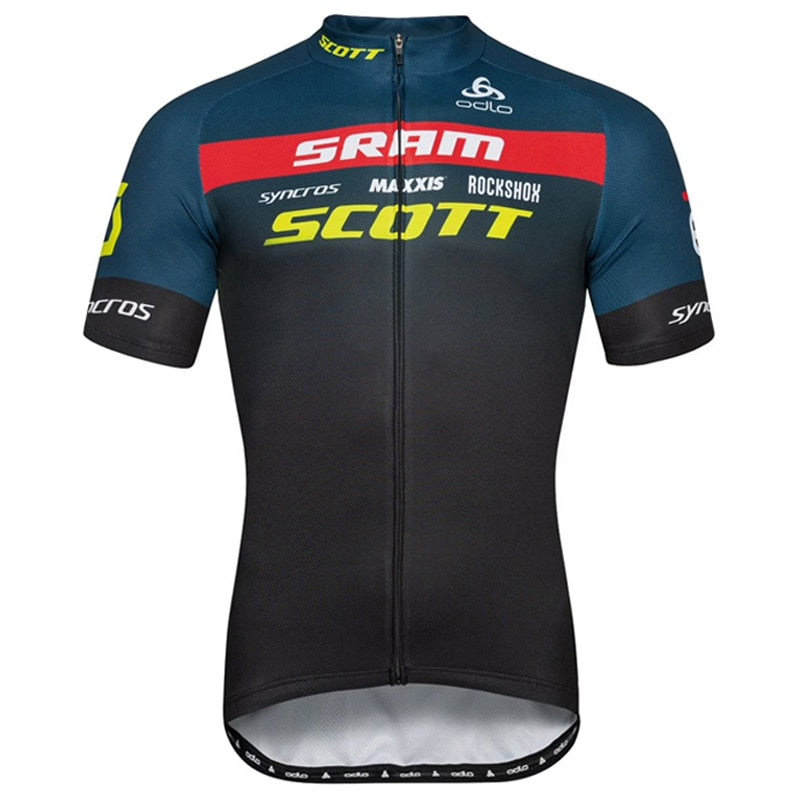 Novo Conjunto de Ciclismo SCOTT RC TEAM - Camiseta + Bretelle - Frete Grátis