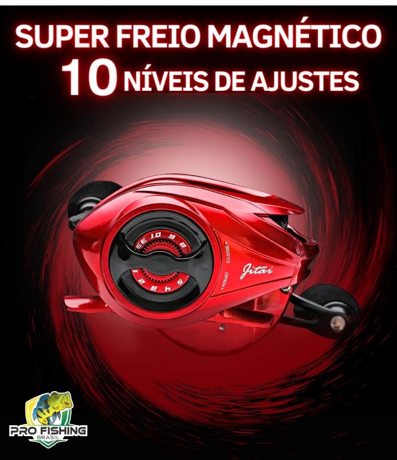 Nova Carretilha SPIDER RS-3 - 11 Rolamentos - Freio de 8.5kg - Recolhimento 7.3:1