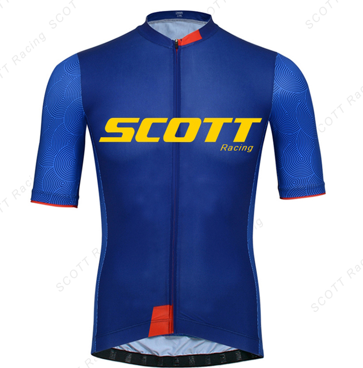 Novo Conjunto Scott Racing Blue (Camiseta + Bretelle) – Importado