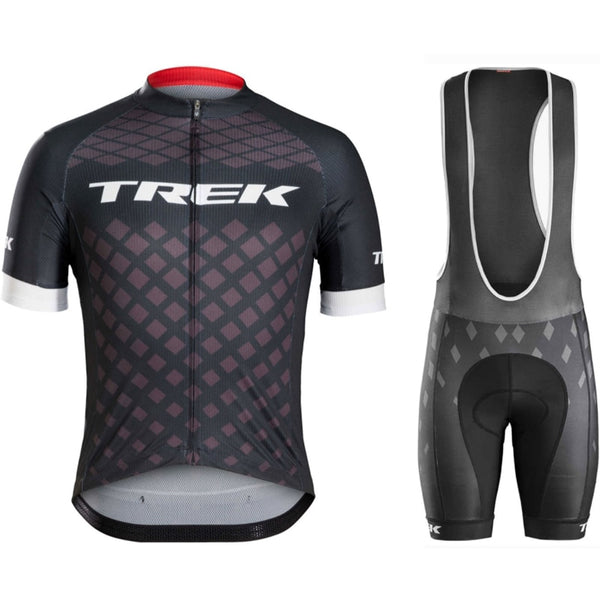 Novo Conjunto de Ciclismo TREK 2023 c/ Bretelle + Camiseta - Frete Grátis
