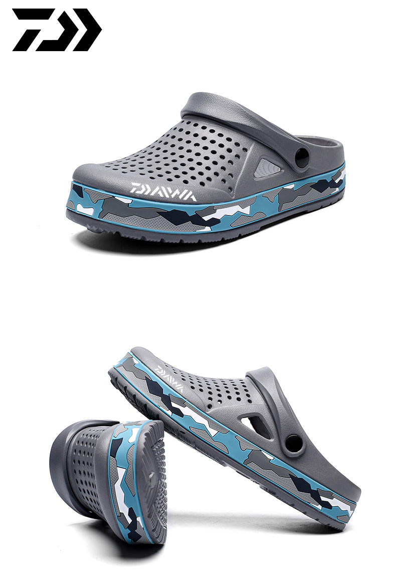 Nova Sandália Crocs DAIWA - Impermeável - Antiderrapante - SUPER CONFORTÁVEL