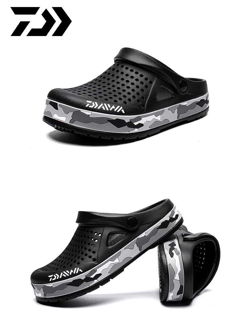 Nova Sandália Crocs DAIWA - Impermeável - Antiderrapante - SUPER CONFORTÁVEL