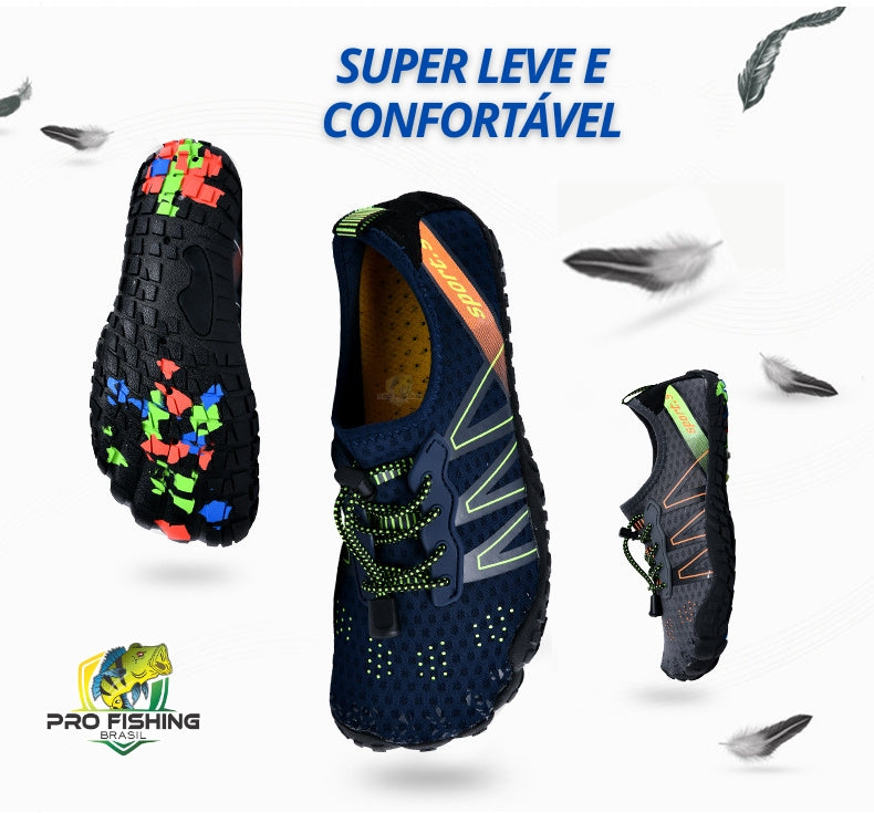 Nova Sapatilha Aquática Outdoor SPORT 2024 - Frete Grátis