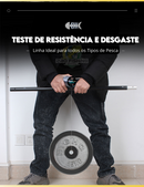 Linha de Fluorcarbon POWER LINE FTK Premium - 500 mts- Frete Grátis