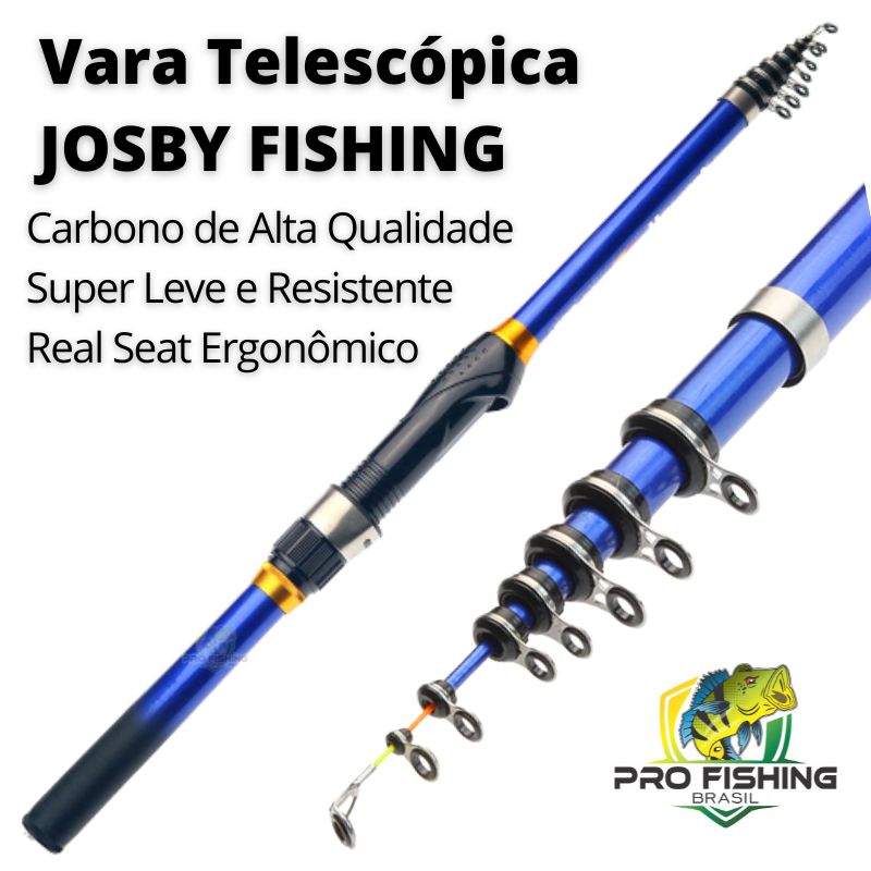 Nova Vara Telescópica JOSBY FISHING PREMIUM 2023 - Importada