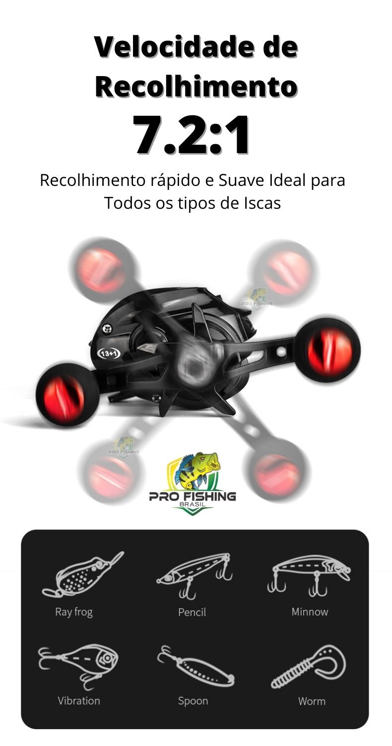 Nova Carretilha LURE PRO AE-2000 - Lançamento 2023