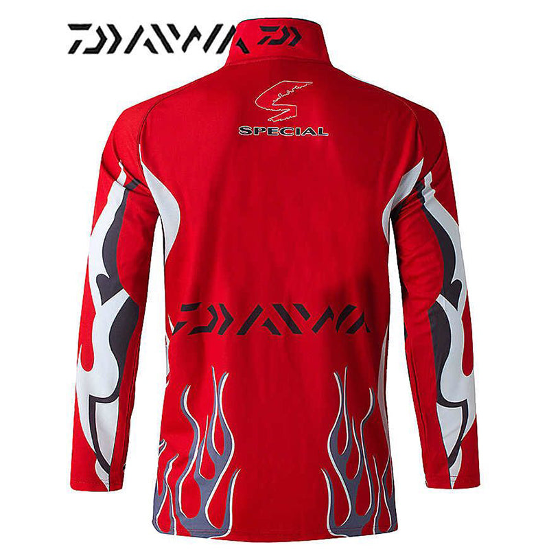 Camisa de Pesca Daiwa Special Flame - Manga Longa - Proteção UV 50+