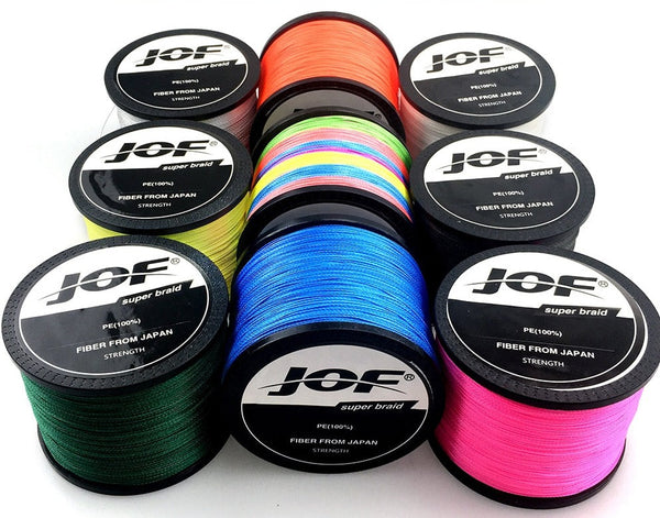 Linha Multifilamento de Pesca JOF 8x - 500 metros - 100% PE - Importada