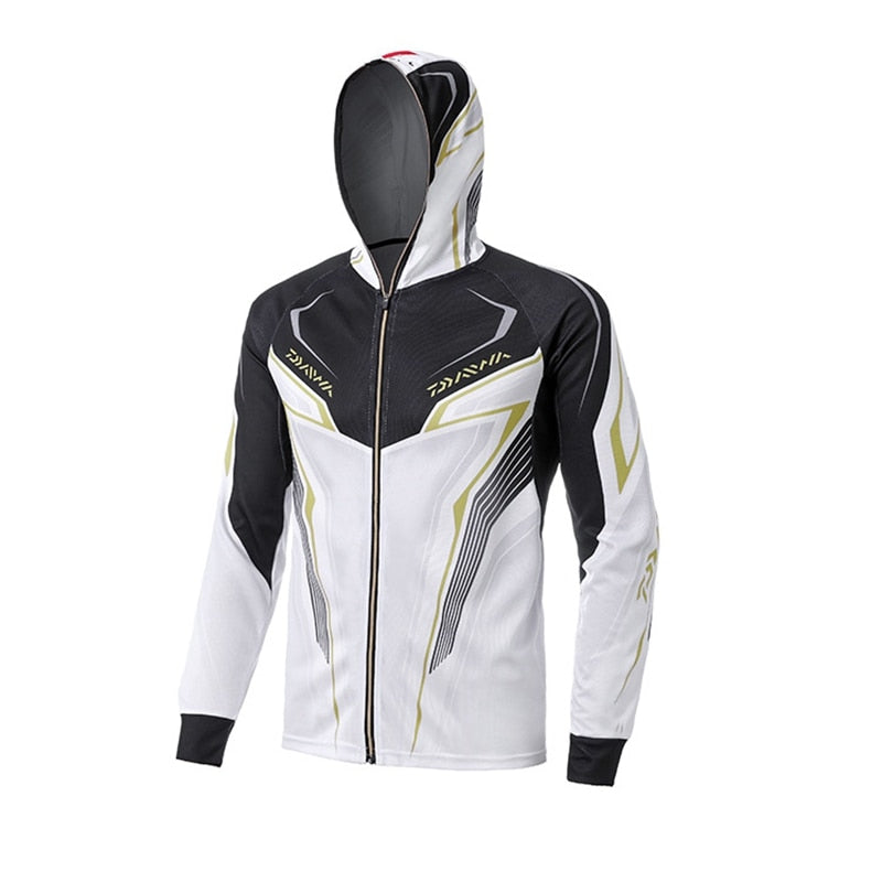 Camisa de Pesca Daiwa com Capuz Lançamento 2023 com Proteção UV+50
