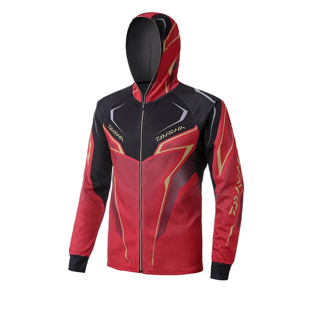 Camisa de Pesca Daiwa com Capuz Lançamento 2023 com Proteção UV+50