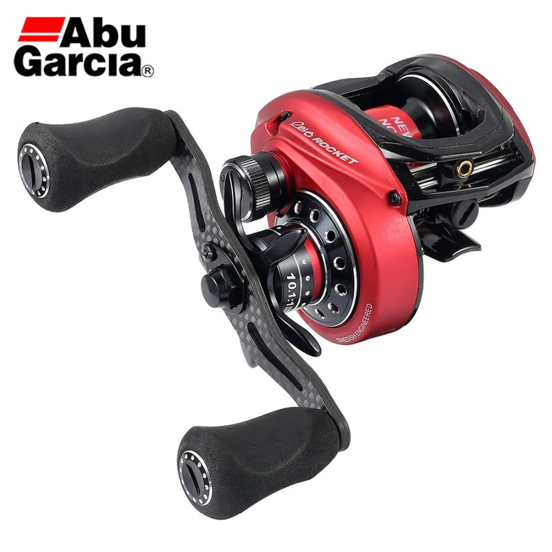 Carretilha Abu Garcia Revo4 Rocket - Recolhimento 10.1:1 - Drag de 8kg