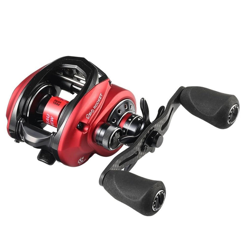 Carretilha Abu Garcia Revo4 Rocket - Recolhimento 10.1:1 - Drag de 8kg